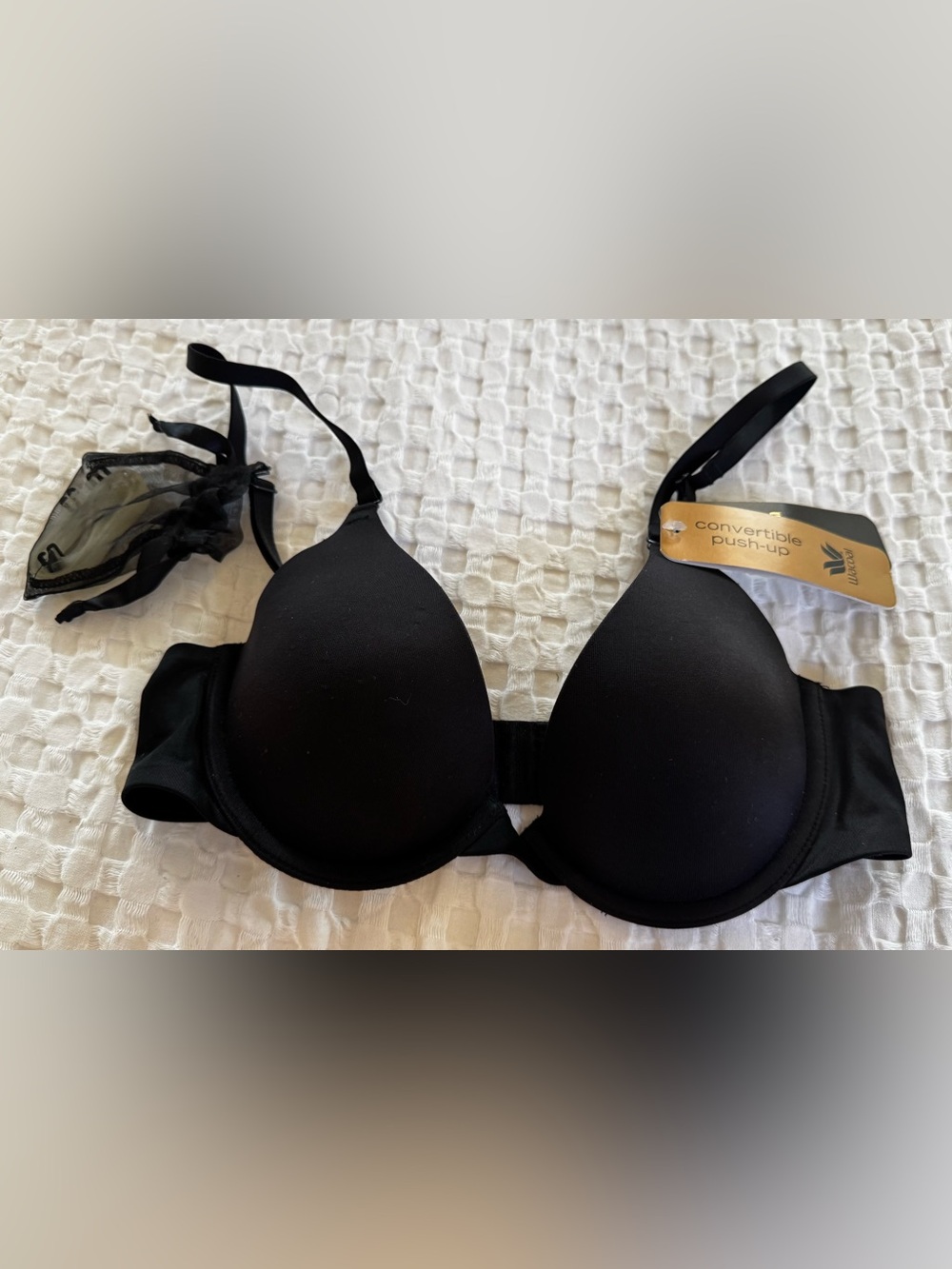NWT Wacoal Convertible Push Bra Womens 32B Black Up 858118 Multiple Options